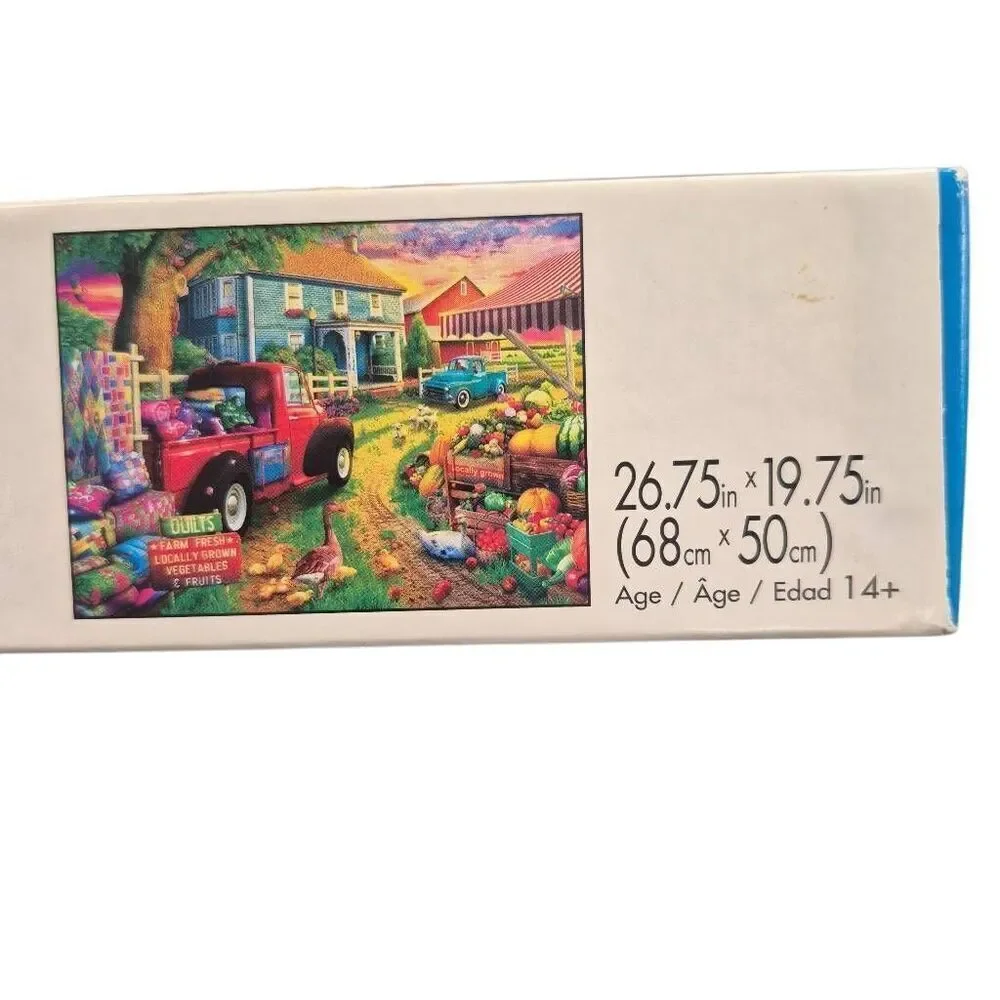 Buffalo Games Country Life Quilt Life 1000 pc Jigsaw Puzzle